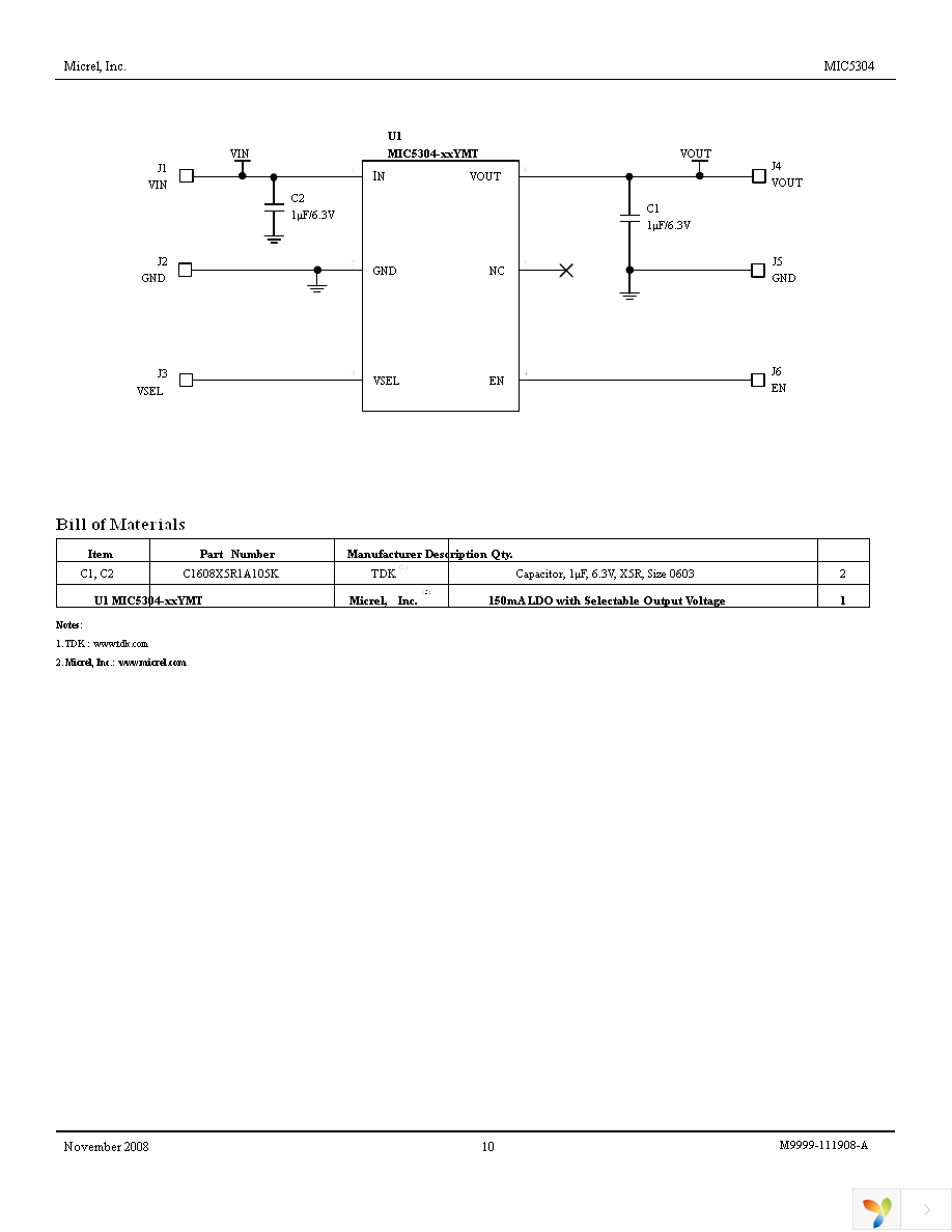 MIC5304-XGHYMT TR Page 10